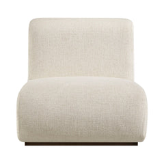 Denby Ivory Linen Blend Accent Chair - Ornate Home