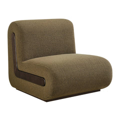 Denby Olive Linen Blend Accent Chair - Ornate Home
