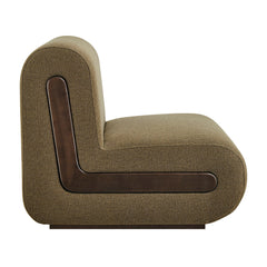 Denby Olive Linen Blend Accent Chair - Ornate Home
