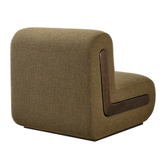 Denby Olive Linen Blend Accent Chair - Ornate Home
