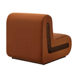 Denby Rust Performance Velvet Accent Chair - Ornate Home