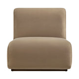 Denby Taupe Performance Velvet Accent Chair - Ornate Home