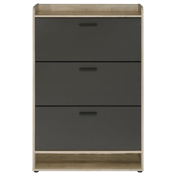 Denia Grey Shoe Cabinet - Ornate Home