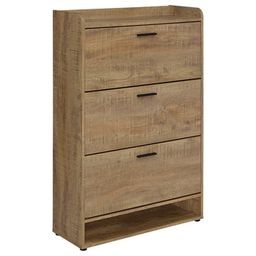 Denia Mango 3-tier Engineered Wood Shoe Cabinet - Ornate Home