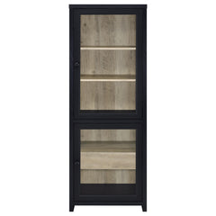Denison Black 3-piece Entertainment Center 79-inch TV Stand - Ornate Home