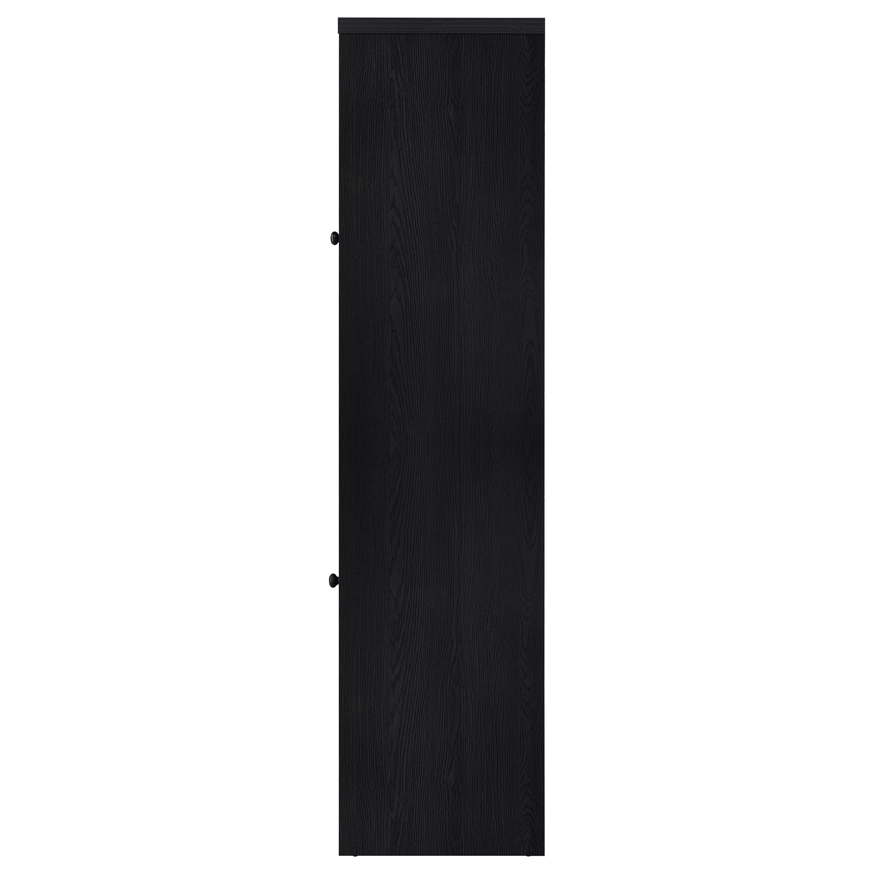 Denison Black 3-piece Entertainment Center 79-inch TV Stand - Ornate Home