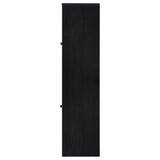 Denison Black 67-inch 2-door Media Tower Storage Cabinet - Ornate Home