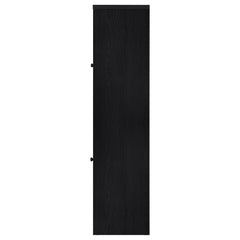 Denison Black 67-inch 2-door Media Tower Storage Cabinet - Ornate Home