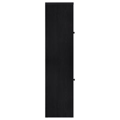 Denison Black 67-inch 2-door Media Tower Storage Cabinet - Ornate Home