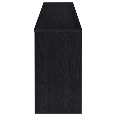 Denison Black 79-inch 4-door TV Stand Media Console - Ornate Home