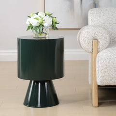 Denison Dark Green Accent Table - Ornate Home