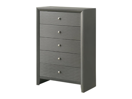 Denker Gunmetal Chest - Ornate Home