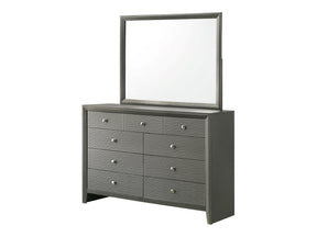 Denker Gunmetal Dresser Mirror - Ornate Home
