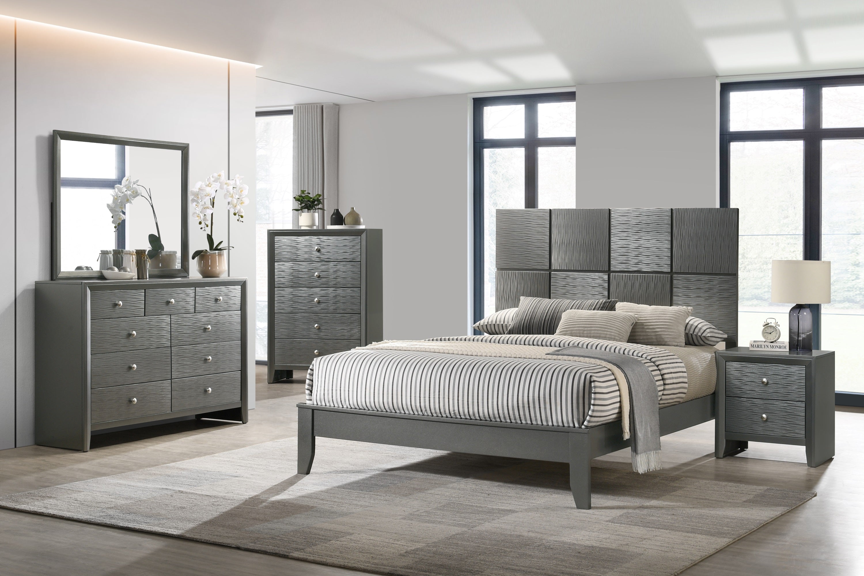 gunmetal grey dresser Crown Mark Denker Crown mark