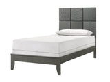 Denker Gunmetal Full Panel Bed - Ornate Home