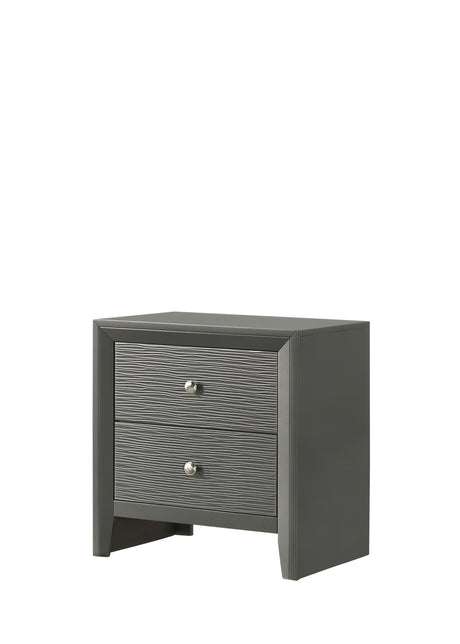 Denker Gunmetal Full Panel Youth Bedroom Set - Ornate Home