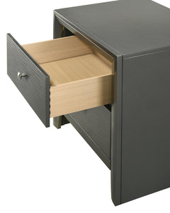 Denker Gunmetal Full Panel Youth Bedroom Set - Ornate Home