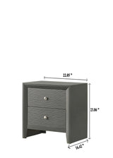 Denker Gunmetal Full Panel Youth Bedroom Set - Ornate Home