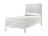 Denker White Full Panel Bed - Ornate Home