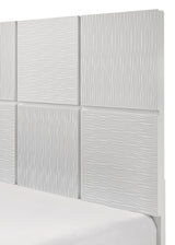 Denker White King Panel Bed - Ornate Home