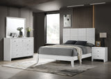Denker White King Panel Bed - Ornate Home