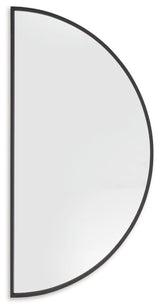 Denlow Black Accent Mirror (Online Special Price) - Ornate Home