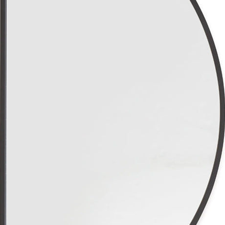 Denlow Black Accent Mirror - Ornate Home