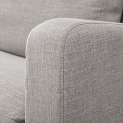 Denly Flint Gray Slipcover Upholstered Arm Chair - Ornate Home
