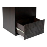 Denman Dark Brown Nightstand - Ornate Home