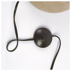 Denmark Black/Gold Concrete Base Metal Shade Floor Lamp - Ornate Home
