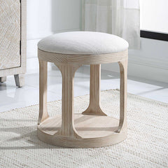 Dennen Oak Ottoman - Ornate Home