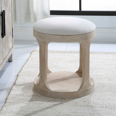 Dennen Oak Ottoman - Ornate Home