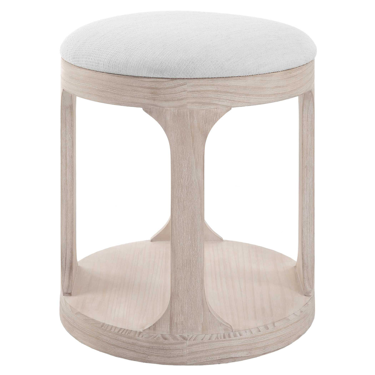 Dennen Oak Ottoman - Ornate Home
