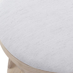 Dennen Oak Ottoman - Ornate Home