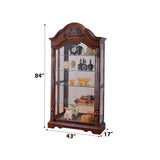 Denton Cherry Curio Cabinet - Ornate Home