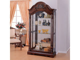 Denton Cherry Curio Cabinet - Ornate Home