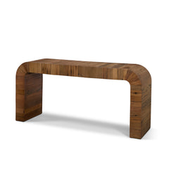 Denton Medium Brown Relcaimed Wood Console Table