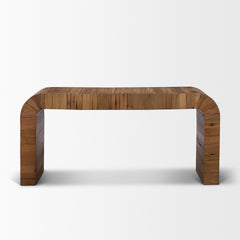 Denton Medium Brown Relcaimed Wood Console Table