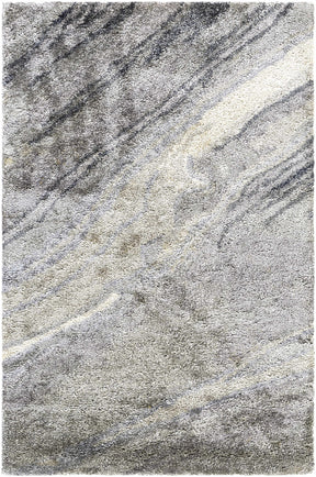 Dentsville Gray Marble Rug - Clearance - Ornate Home