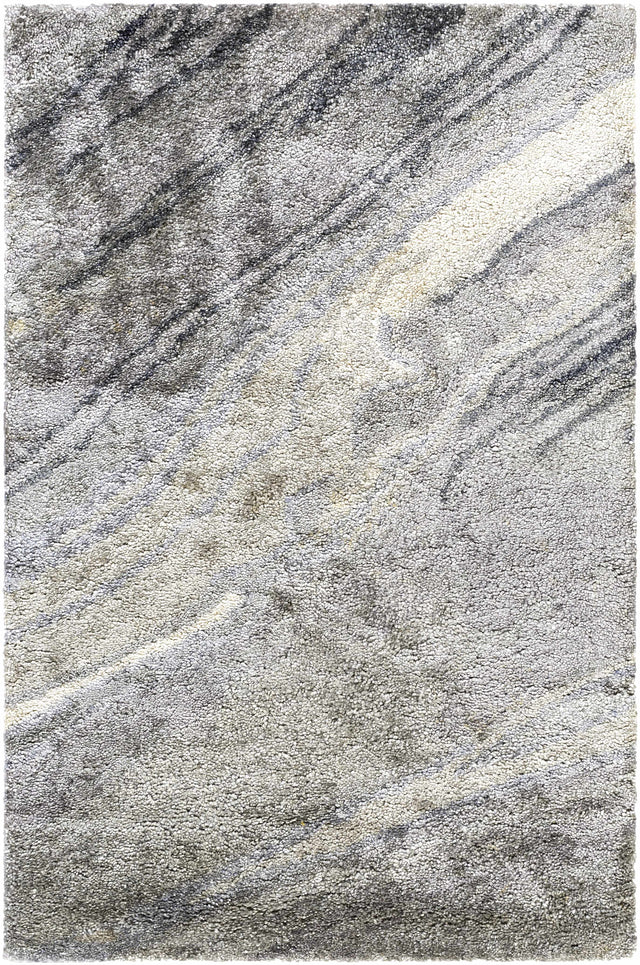 Dentsville Gray Marble Rug - Clearance - Ornate Home