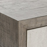 Denver Distressed Gray/Weathered Chalk Cabinet - Ornate Home