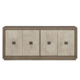 Denver Distressed Gray/Weathered Chalk Sideboard - Ornate Home