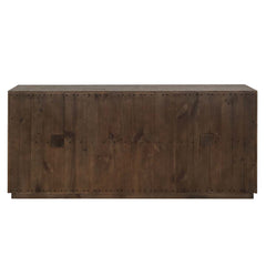 Denver Distressed Gray/Weathered Chalk Sideboard - Ornate Home
