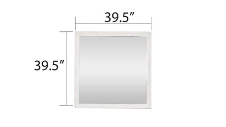 Denver Gray Bedroom Mirror - Ornate Home