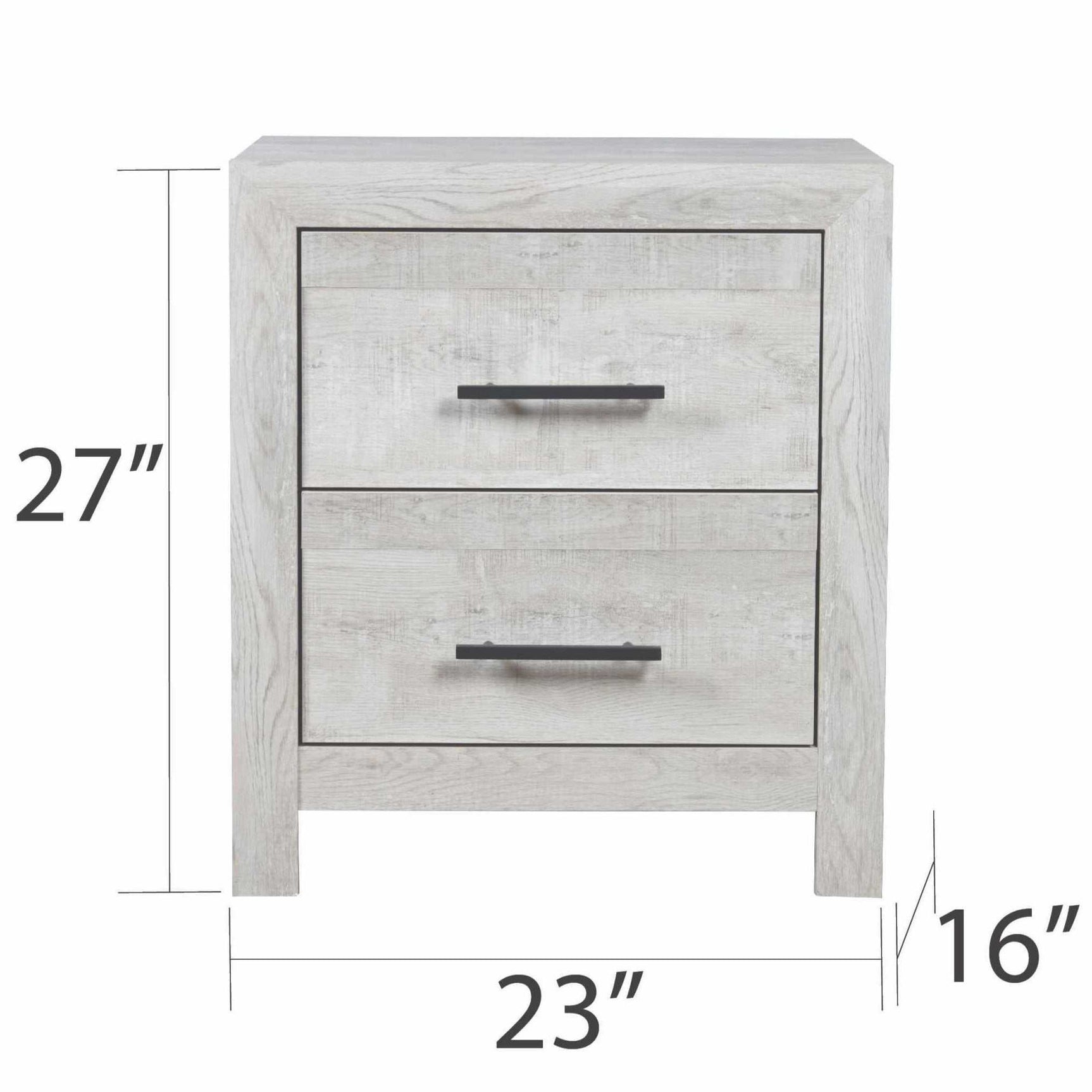 Denver Gray Full Storage Bedroom Set / 4pc - Ornate Home