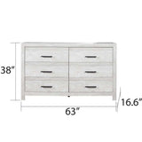 Denver Gray Full Storage Bedroom Set / 4pc - Ornate Home