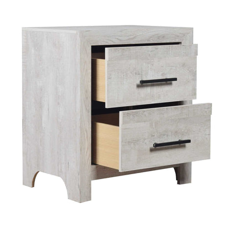 Denver Gray King Storage Bedroom Set / 4pc - Ornate Home