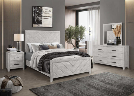 Denver Gray Queen Bed - Ornate Home