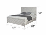 Denver Gray Queen Storage Bedroom Set / 4pc - Ornate Home