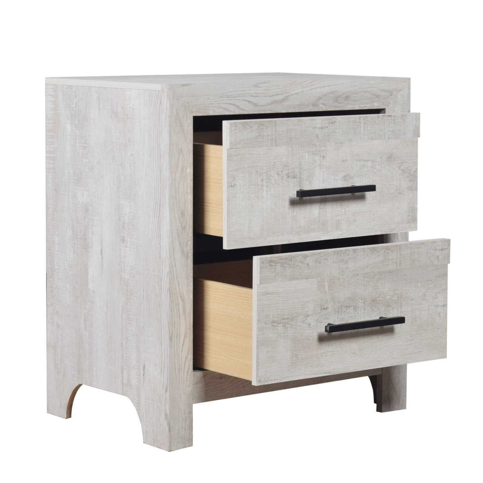 Denver Gray Twin Storage Bedroom Set / 4pc - Ornate Home